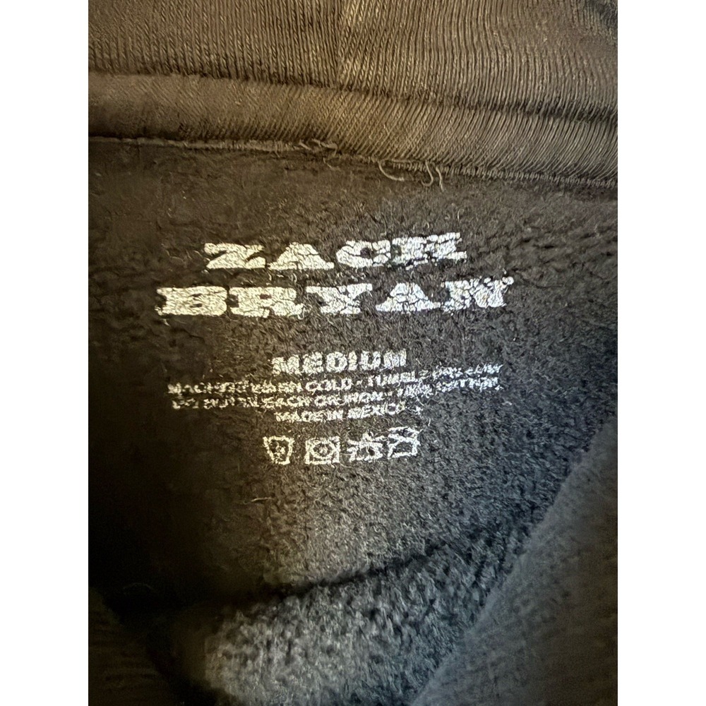 Zach Bryan Hoodie Black Sweater Heavyweight Burn, Burn, Burnt Mens Size M - Picture 4 of 4